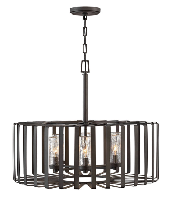 Hinkley 29505BGR LED Outdoor Lantern, Brushed Graphite