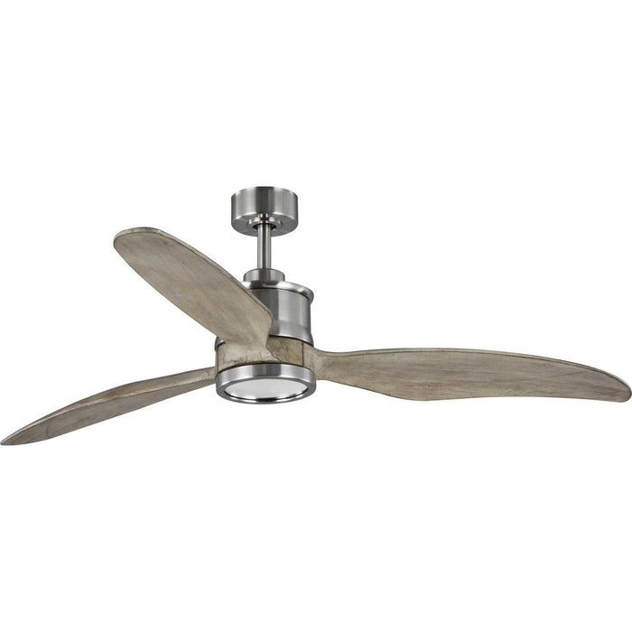 Progress Lighting P250002-009-30 60" Ceiling Fan, Brushed Nickel