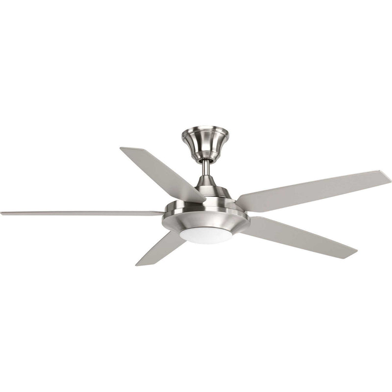 Progress Lighting P2539-0930K 54" Ceiling Fan, Brushed Nickel