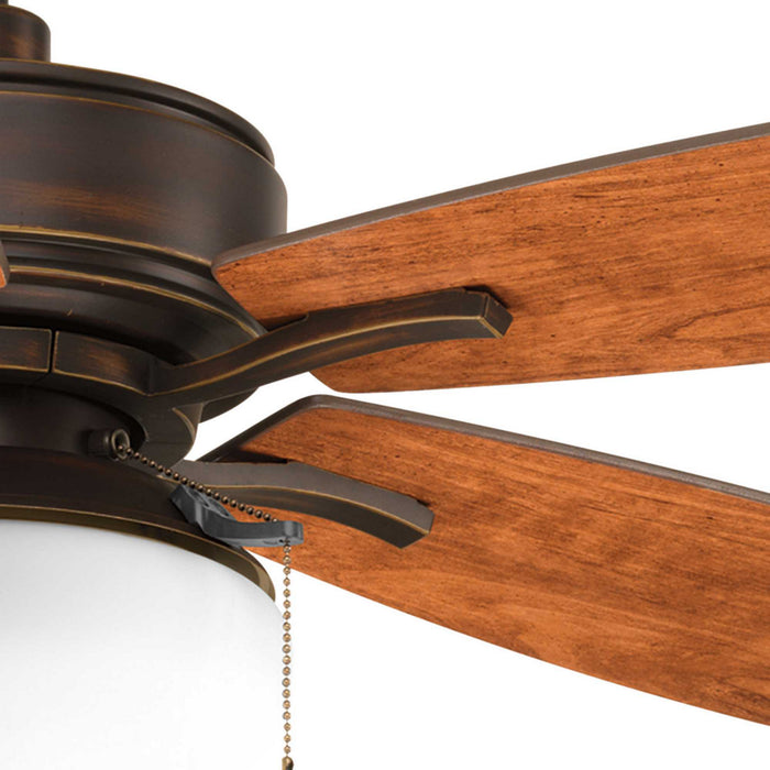 Progress Lighting P2552-20 52" Ceiling Fan, Antique Bronze