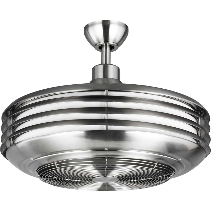 Progress Lighting P2594-0930K 24" Ceiling Fan, Brushed Nickel