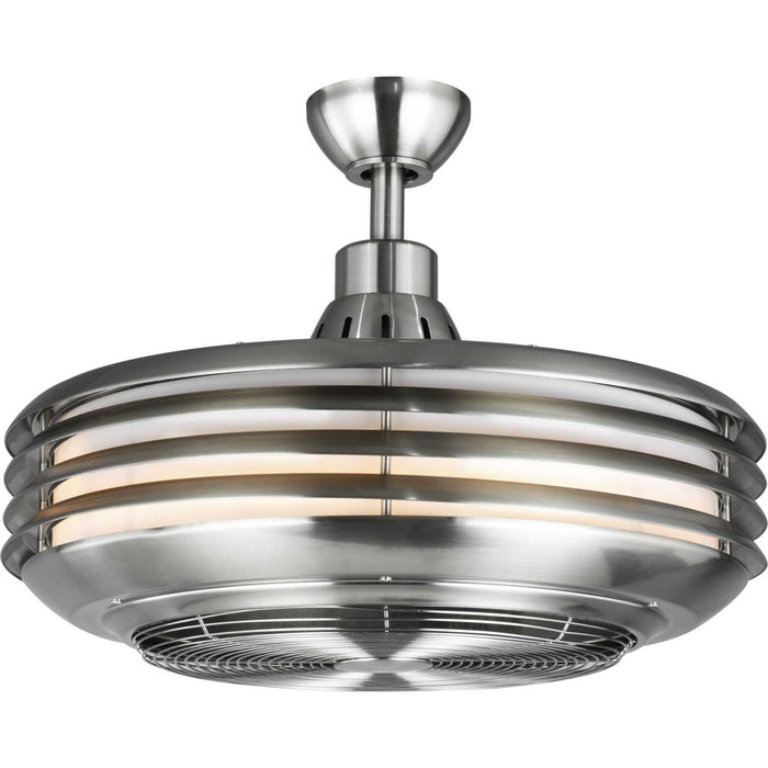 Progress Lighting P2594-0930K 24" Ceiling Fan, Brushed Nickel