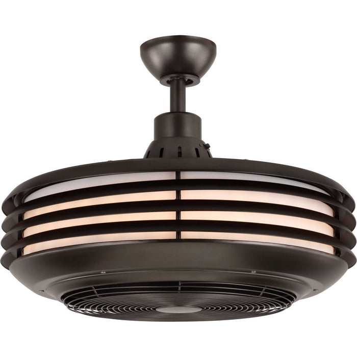 Progress Lighting P2594-12930K 24" Ceiling Fan, Architectural Bronze