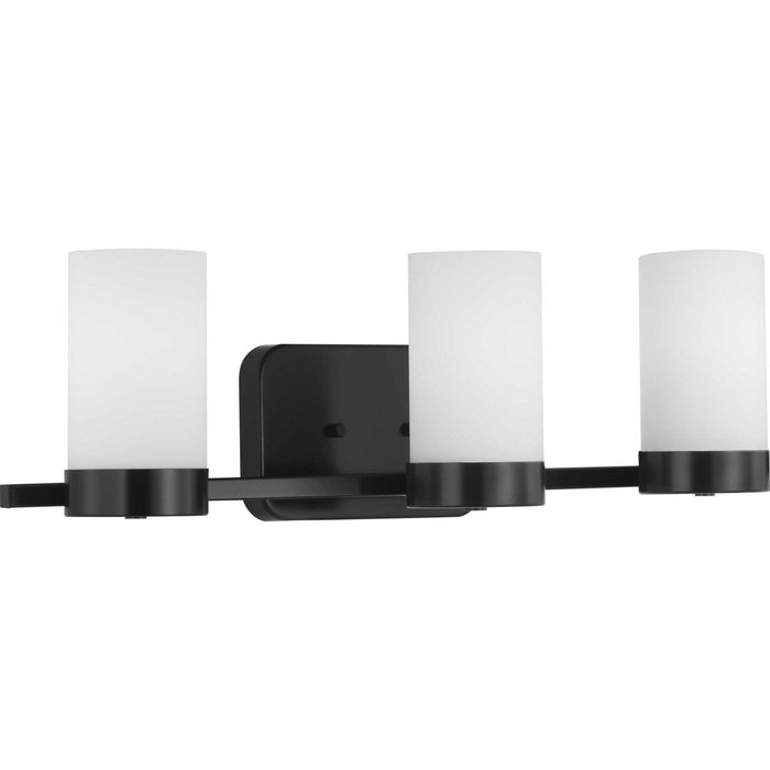 Progress Lighting P300022-031 Three Light Bath, Black