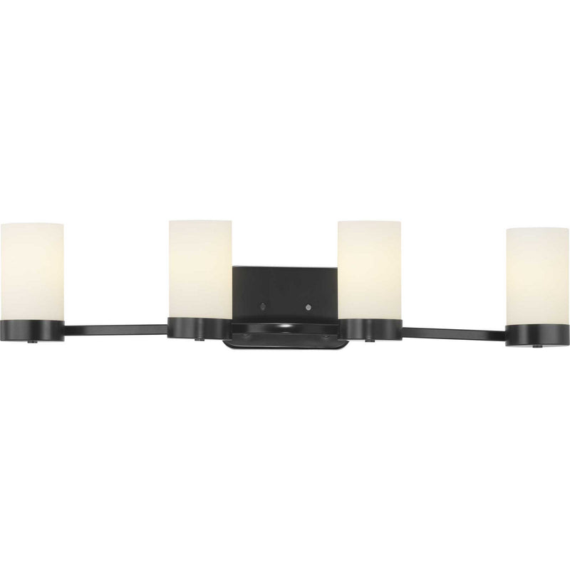 Progress Lighting P300023-031 Four Light Bath, Black