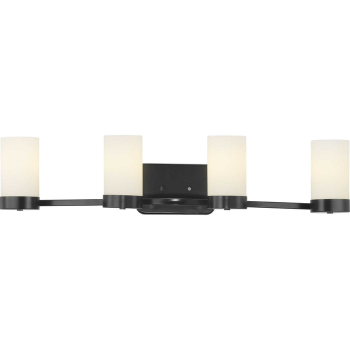 Progress Lighting P300023-031 Four Light Bath, Black