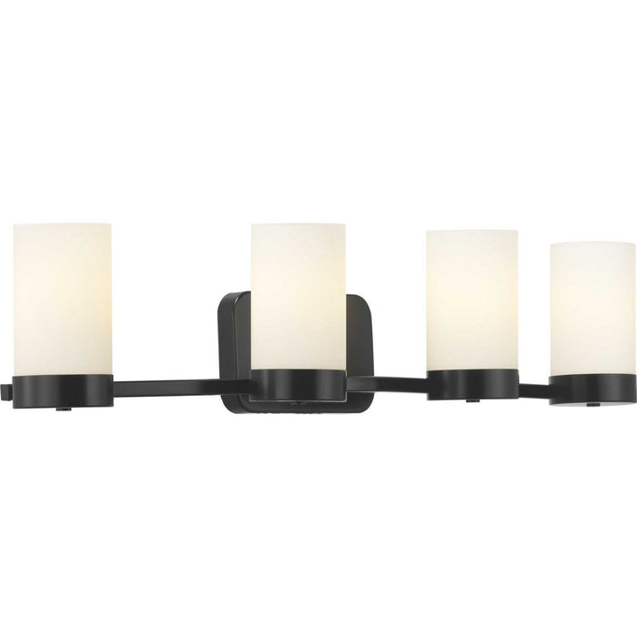 Progress Lighting P300023-031 Four Light Bath, Black
