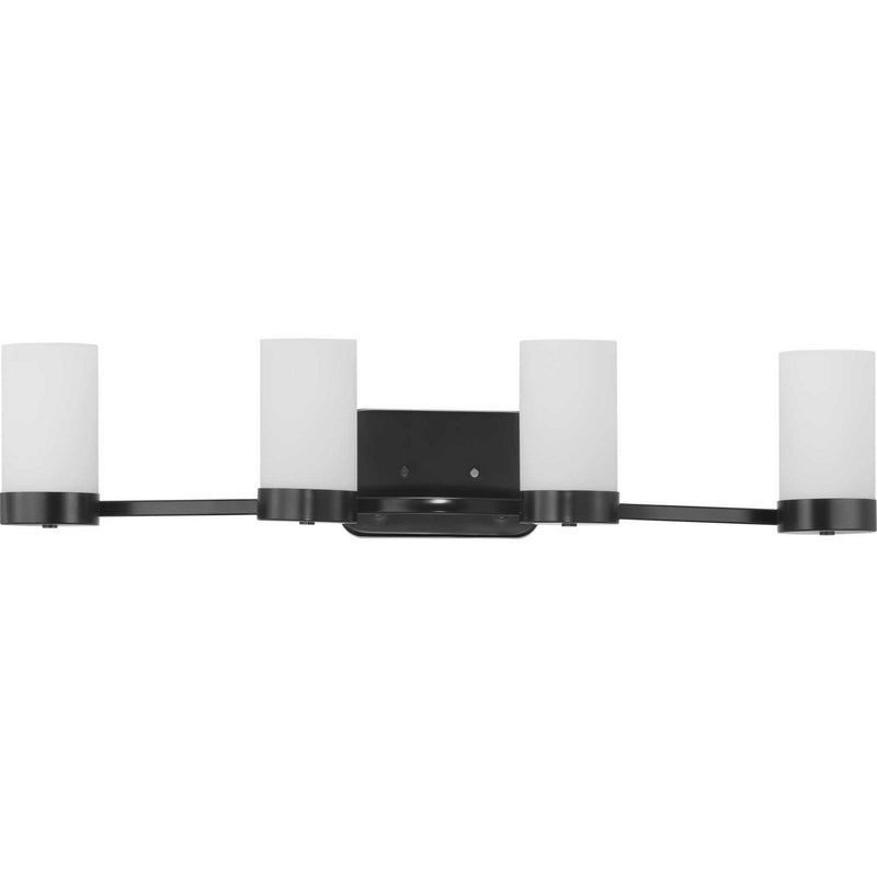 Progress Lighting P300023-031 Four Light Bath, Black