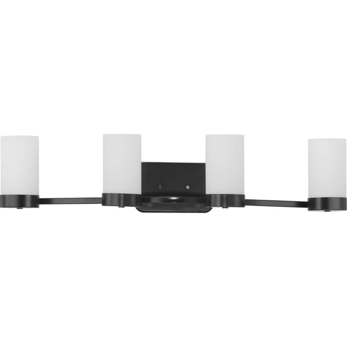 Progress Lighting P300023-031 Four Light Bath, Black