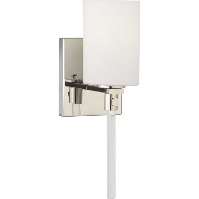 Progress Lighting P300197-104 One Light Bath, Polished Nickel