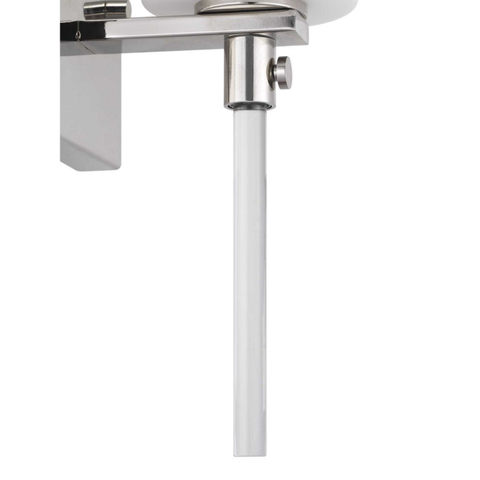 Progress Lighting P300197-104 One Light Bath, Polished Nickel