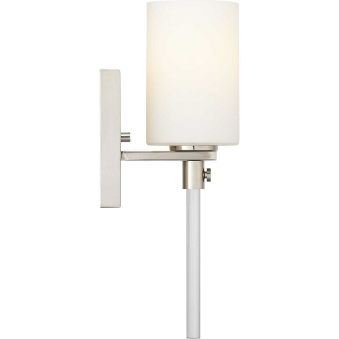 Progress Lighting P300197-104 One Light Bath, Polished Nickel