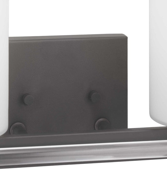 Progress Lighting P300198-031 Two Light Bath, Black