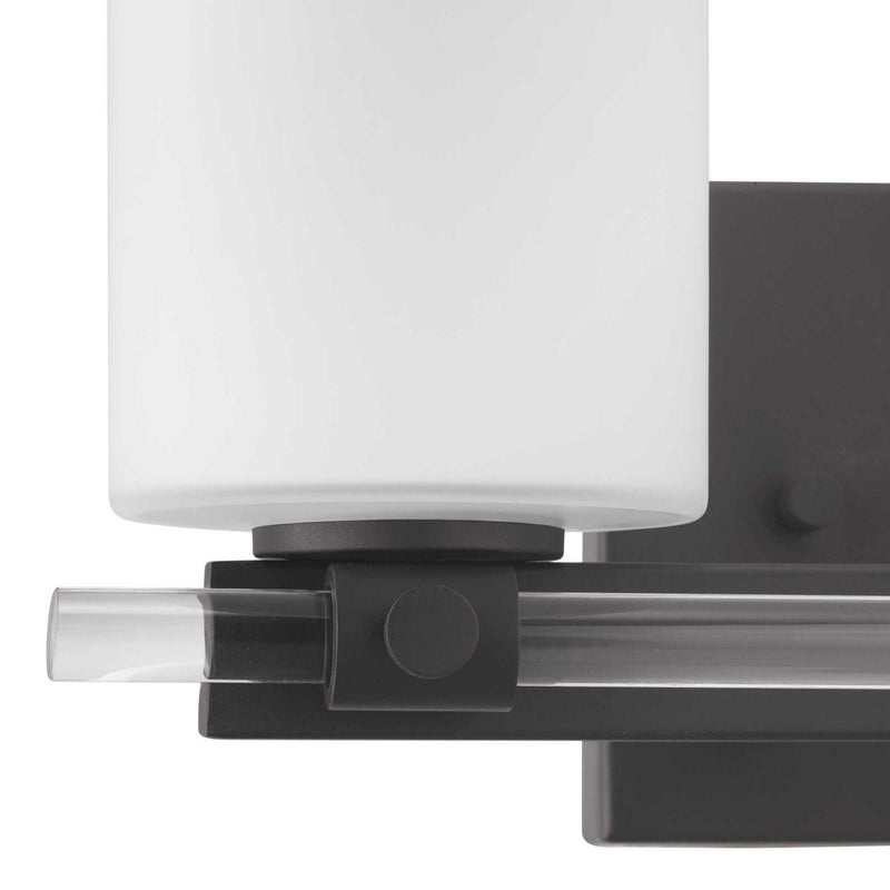 Progress Lighting P300198-031 Two Light Bath, Black