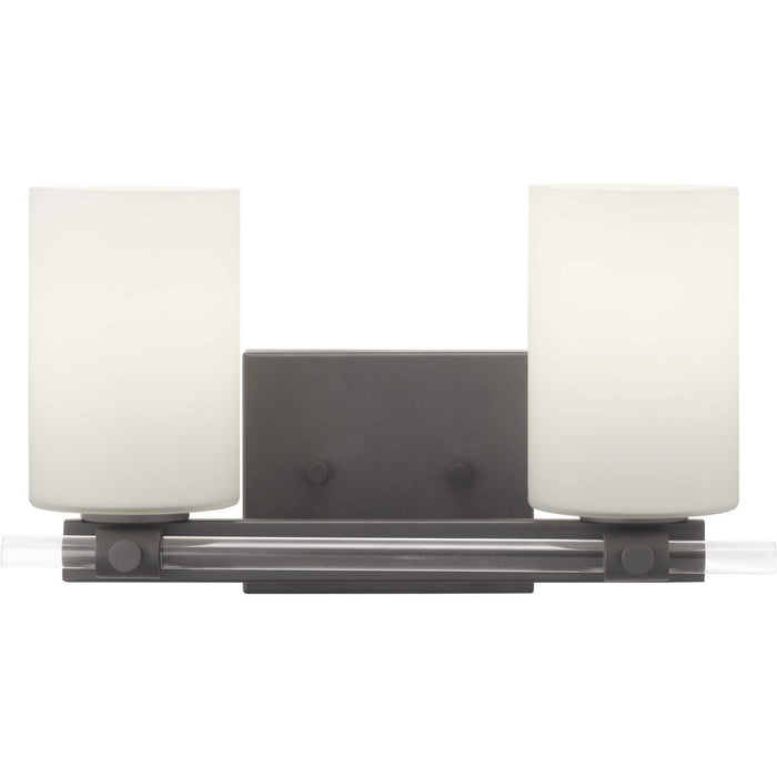 Progress Lighting P300198-031 Two Light Bath, Black