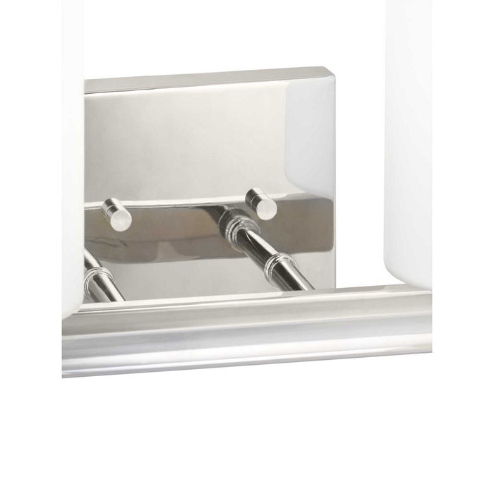 Progress Lighting P300198-104 Two Light Bath, Polished Nickel