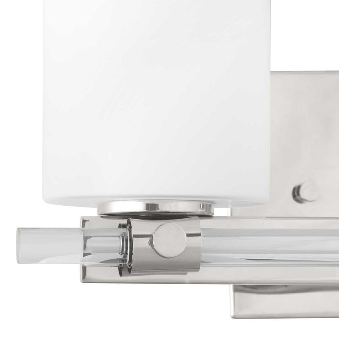 Progress Lighting P300198-104 Two Light Bath, Polished Nickel