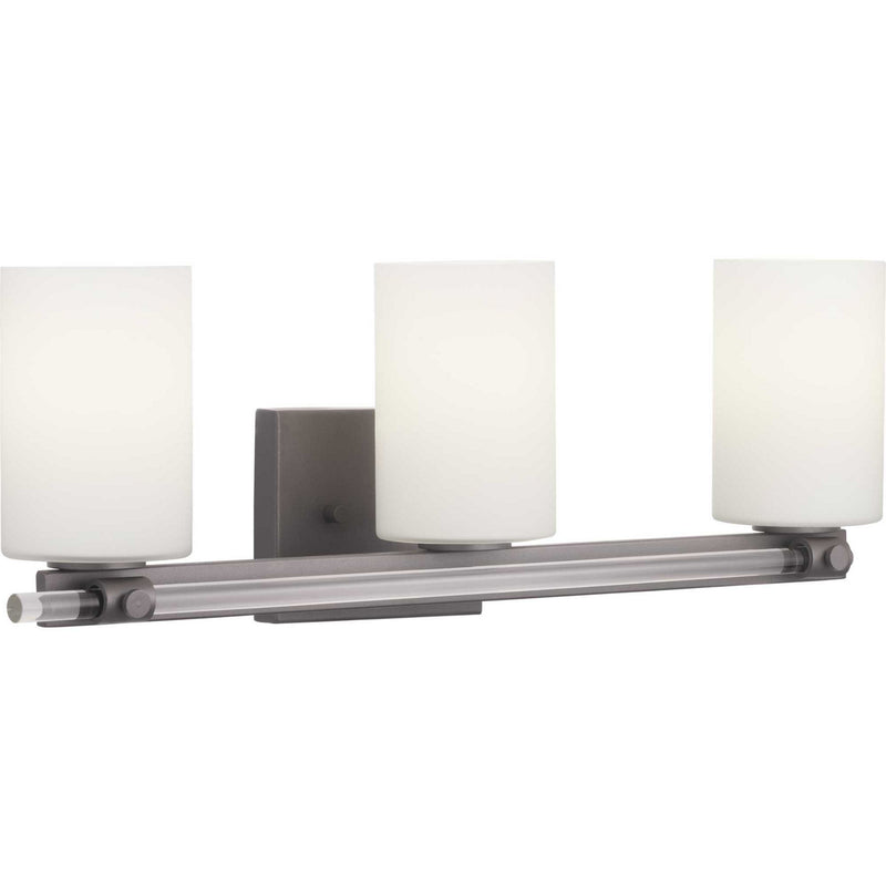 Progress Lighting P300199-031 Three Light Bath, Black