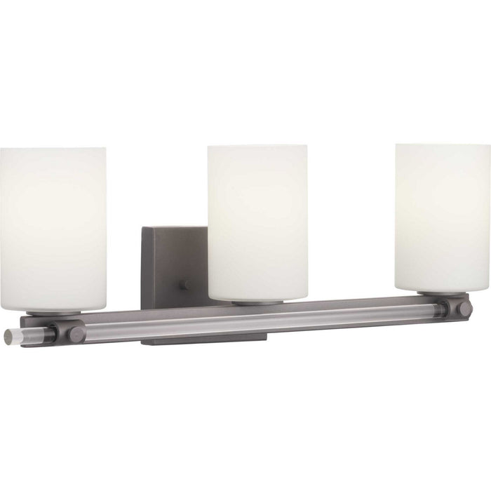 Progress Lighting P300199-031 Three Light Bath, Black