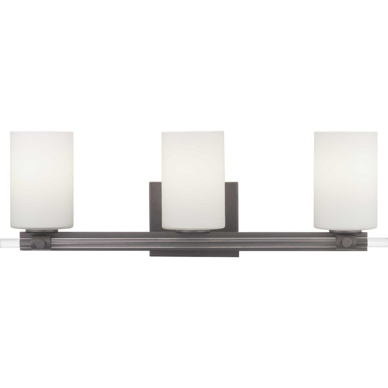 Progress Lighting P300199-031 Three Light Bath, Black