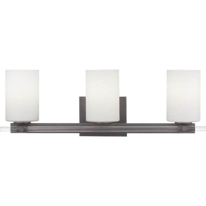 Progress Lighting P300199-031 Three Light Bath, Black