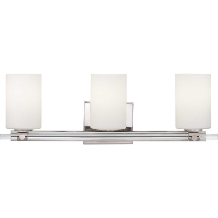 Progress Lighting P300199-104 Three Light Bath, Polished Nickel