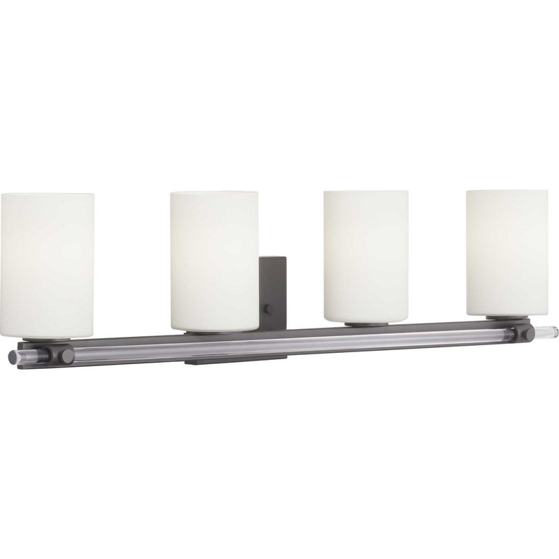 Progress Lighting P300200-031 Four Light Bath, Black