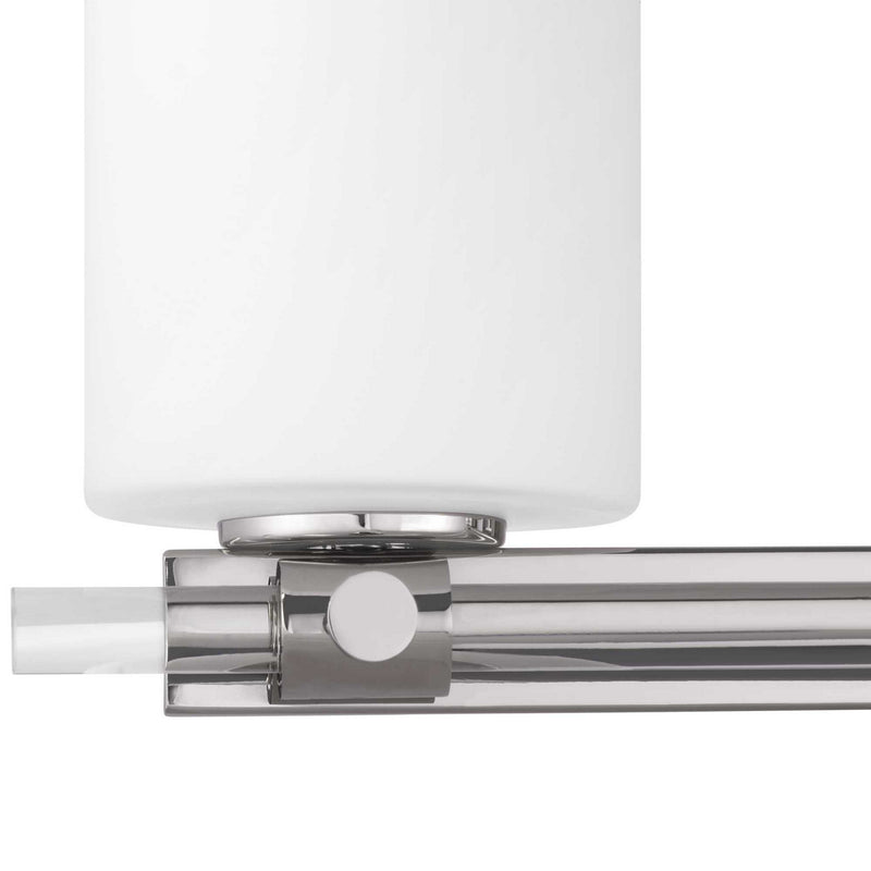Progress Lighting P300200-104 Four Light Bath, Polished Nickel