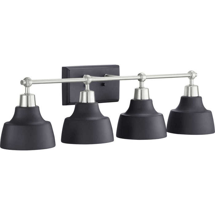 Progress Lighting P300203-009 Four Light Bath, Brushed Nickel