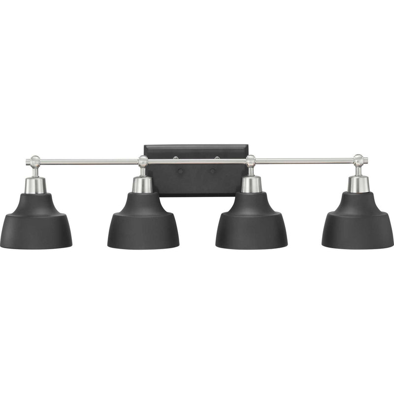 Progress Lighting P300203-009 Four Light Bath, Brushed Nickel