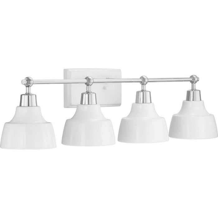 Progress Lighting P300203-015 Four Light Bath, Polished Chrome