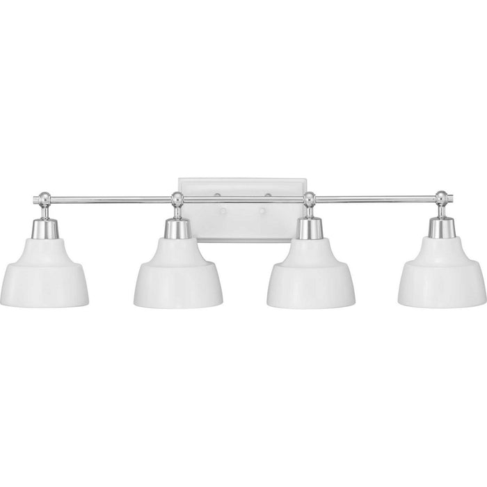 Progress Lighting P300203-015 Four Light Bath, Polished Chrome