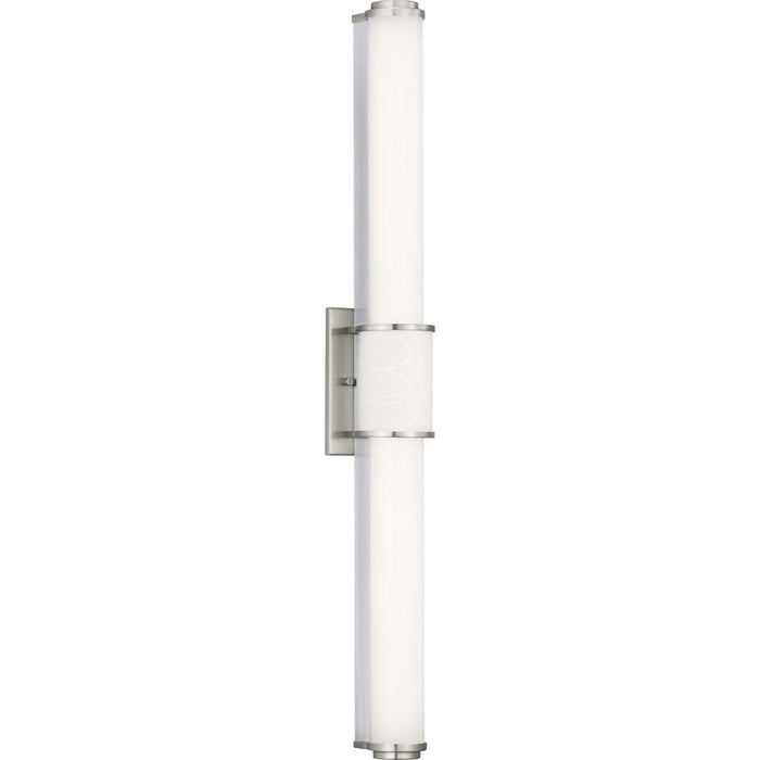 Progress Lighting P300206-009-30 LED Linear Bath, Brushed Nickel