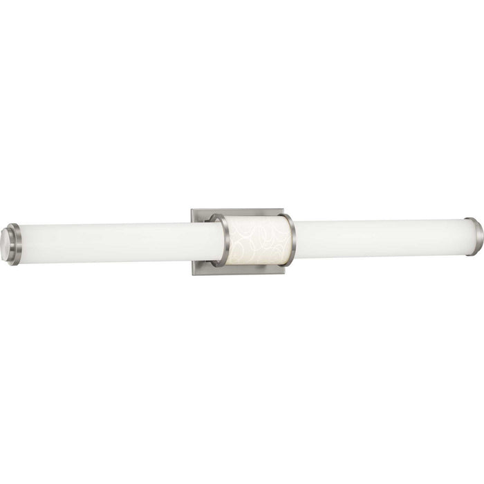 Progress Lighting P300206-009-30 LED Linear Bath, Brushed Nickel