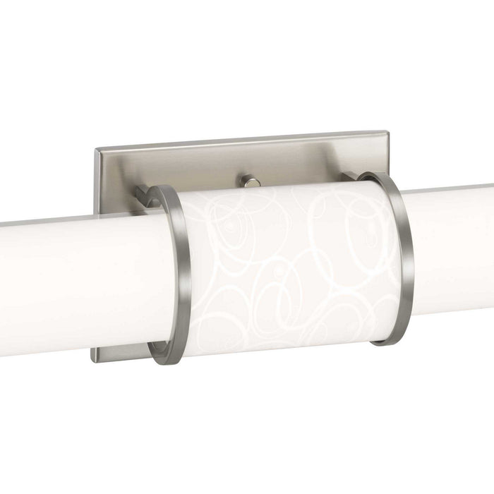 Progress Lighting P300206-009-30 LED Linear Bath, Brushed Nickel