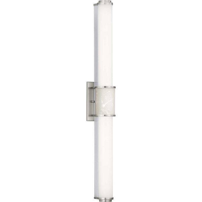 Progress Lighting P300206-009-30 LED Linear Bath, Brushed Nickel