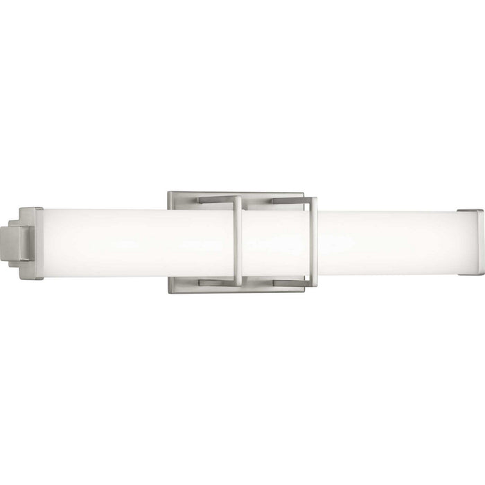 Progress Lighting P300211-009-30 LED Linear Bath, Brushed Nickel