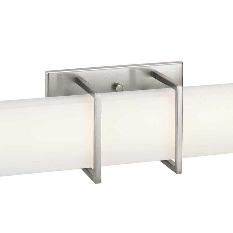 Progress Lighting P300213-009-30 LED Linear Bath, Brushed Nickel