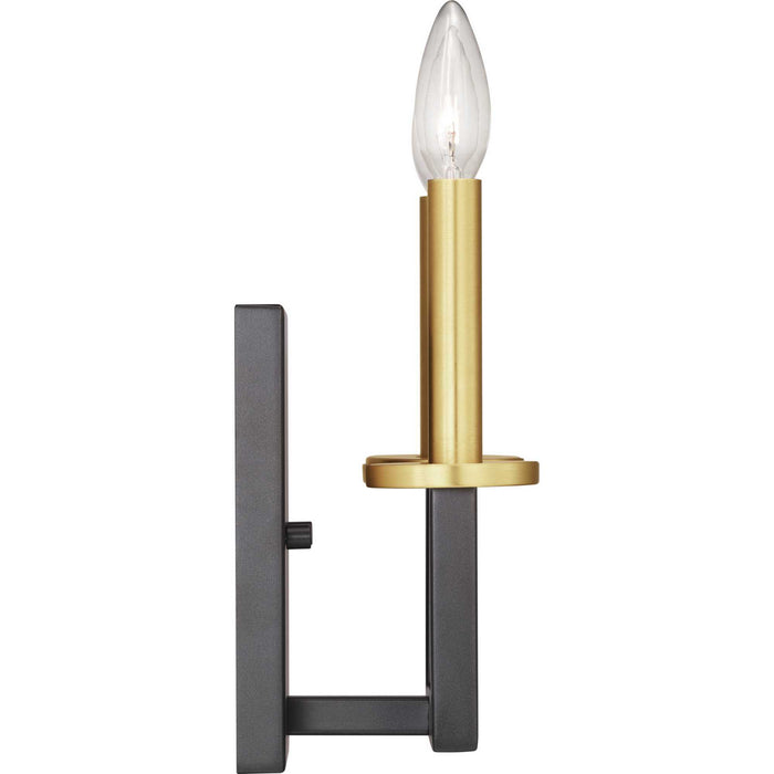 Progress Lighting P300214-143 Two Light Wall Bracket, Graphite