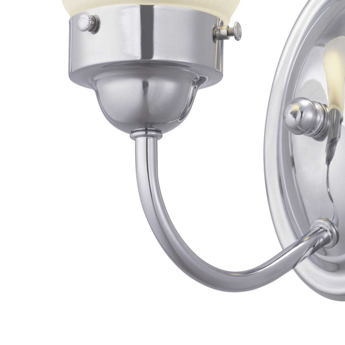 Progress Lighting P3287-15ET One Light Bath Bracket, Polished Chrome
