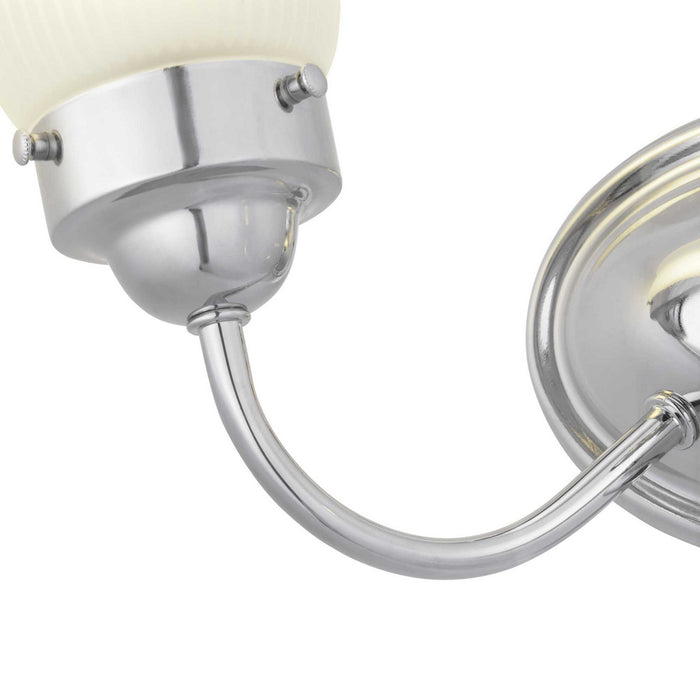 Progress Lighting P3288-15ET Two Light Bath Bracket, Polished Chrome
