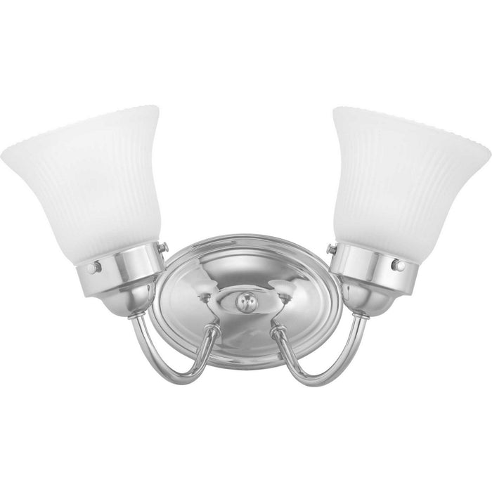 Progress Lighting P3288-15ET Two Light Bath Bracket, Polished Chrome