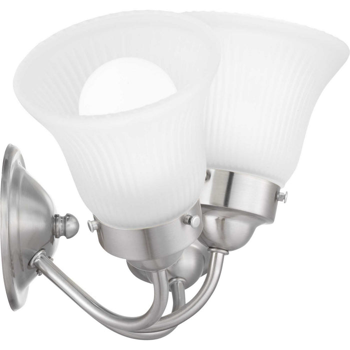 Progress Lighting P3289-09ET Three Light Bath Bracket, Brushed Nickel