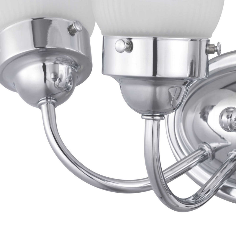 Progress Lighting P3289-15ET Three Light Bath Bracket, Polished Chrome