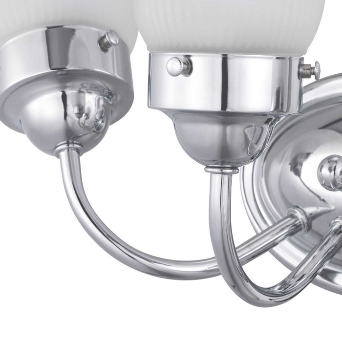 Progress Lighting P3289-15ET Three Light Bath Bracket, Polished Chrome