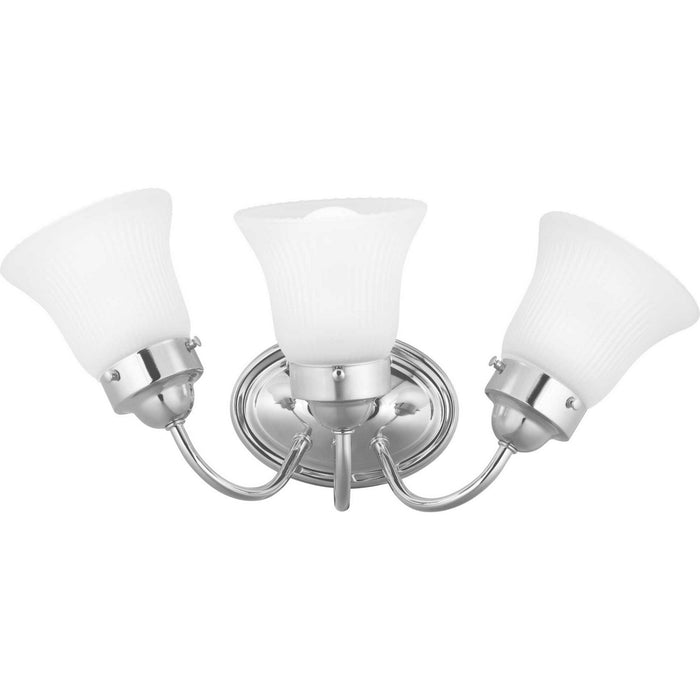 Progress Lighting P3289-15ET Three Light Bath Bracket, Polished Chrome