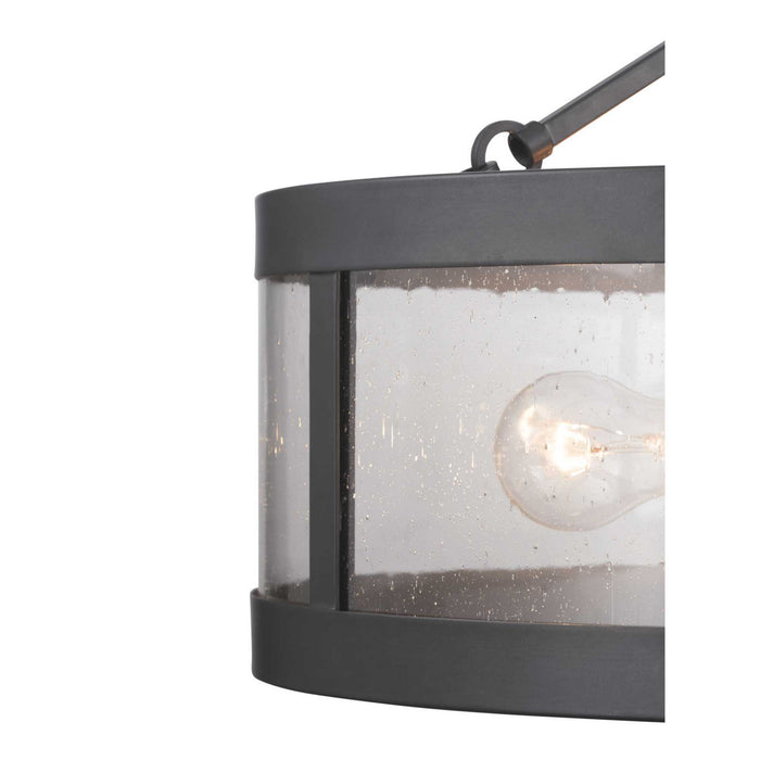 Progress Lighting P350119-143 Three Light Semi-Flush Convertible, Graphite