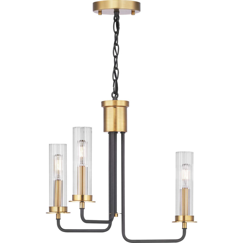 Progress Lighting P350122-143 Three Light Semi-Flush Convertible, Graphite