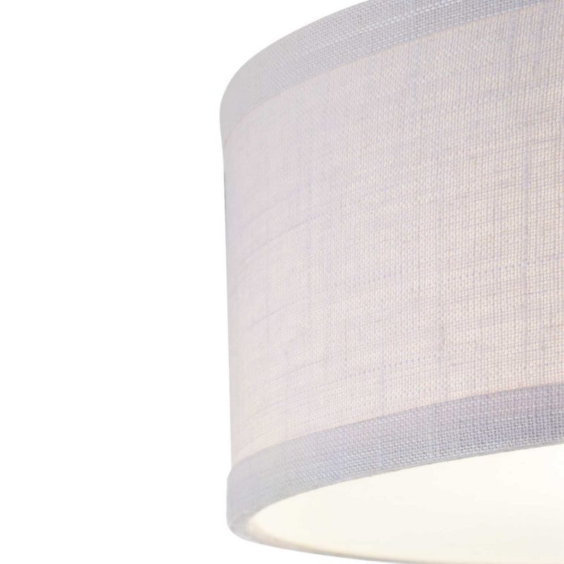 Progress Lighting P350129-143 Two Light Semi-Flush Mount, Graphite