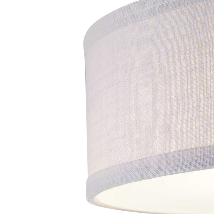 Progress Lighting P350130-009 Two Light Flush Mount, Brushed Nickel
